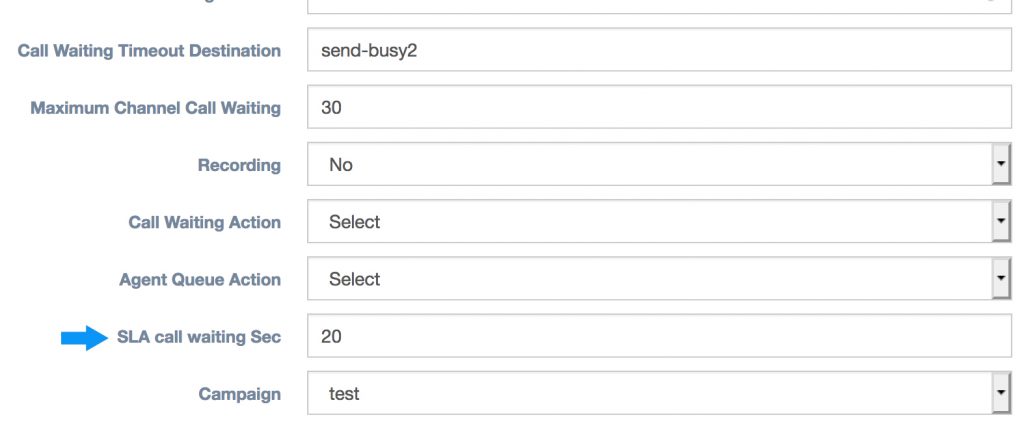 Bitvoice SAL settings